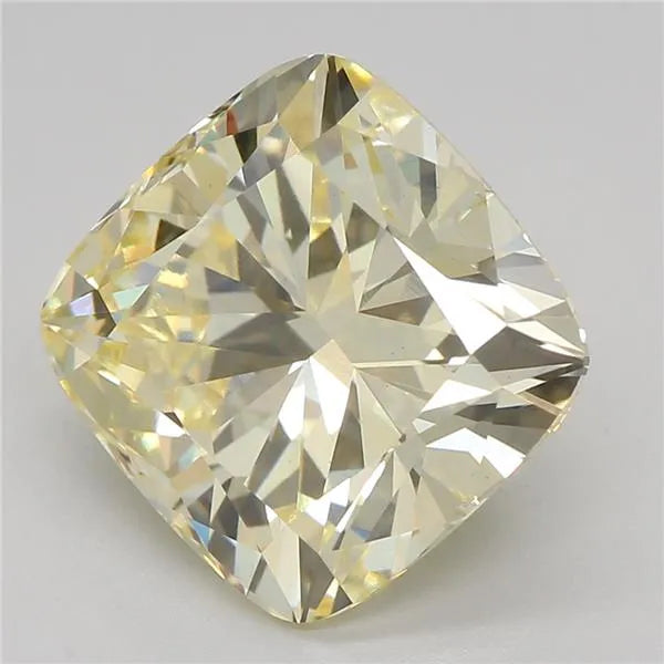 3.08ct Cushion brilliant Lab Grown Diamond (Colour Fancy Yellow, Clarity VS1, Cut VG, IGI Certified)