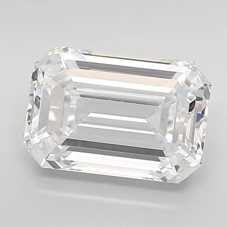 2.61ct Emerald Lab Grown Diamond (Colour D, Clarity VVS1, Cut EX, IGI Certified)