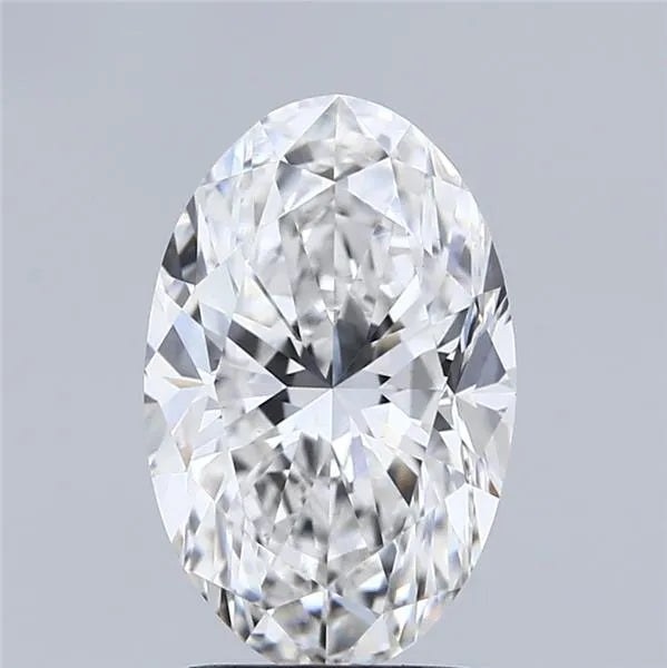 2.50ct Oval Lab Grown Diamond (Colour F, Clarity VVS2, IGI Certified)