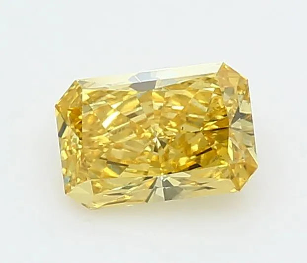 0.95ct Radiant Lab Grown Diamond (Colour Fancy Vivid Yellow, Clarity VS2, IGI Certified)