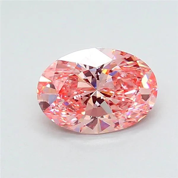 2.04ct Oval Lab Grown Diamond (Colour Fancy Vivid Pink, Clarity VVS2, IGI Certified)