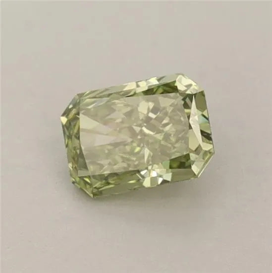 0.46ct Radiant Lab Grown Diamond (Colour Fancy Vivid Green, Clarity VS1, IGI Certified)