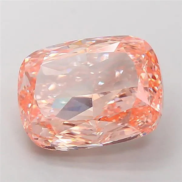 6.07ct Cushion modified Lab Grown Diamond (Colour Fancy Intense Pink, Clarity VVS2, IGI Certified)