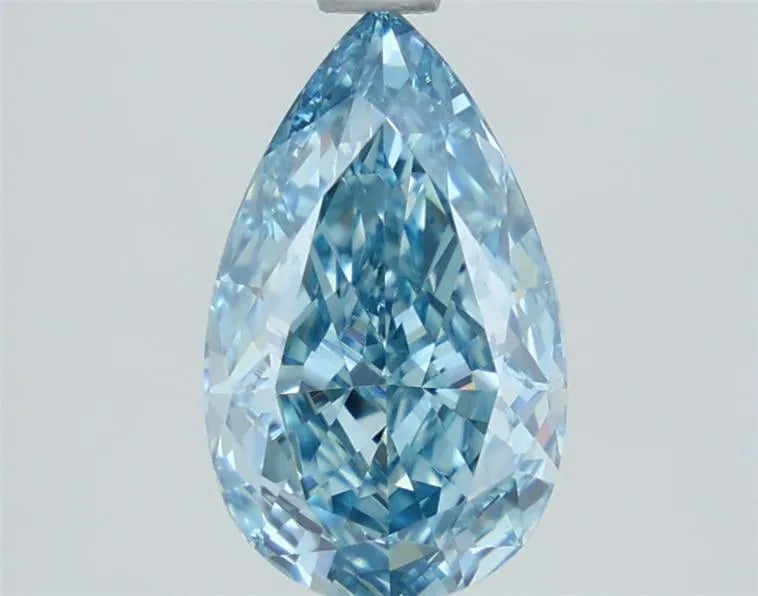 1.85ct Pear Lab Grown Diamond (Colour Fancy Vivid Blue, Clarity VS1, IGI Certified)