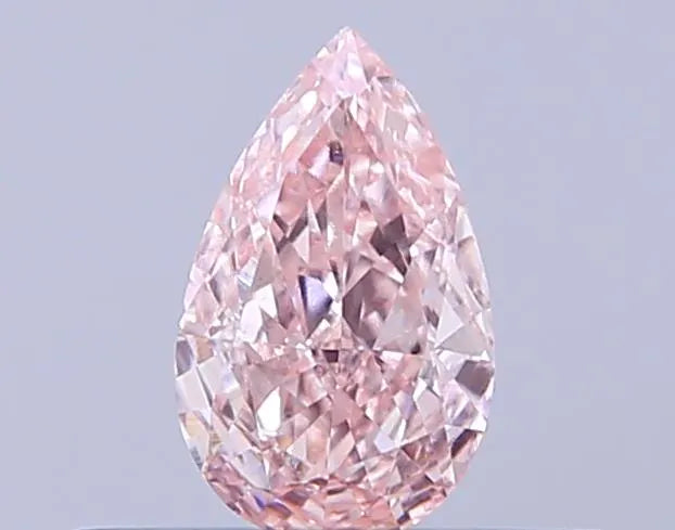 0.30ct Pear Lab Grown Diamond (Colour Fancy Intense Pink, Clarity VS2, IGI Certified)