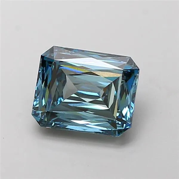 2.31ct Radiant Lab Grown Diamond (Colour Fancy Vivid Blue, Clarity VS1, IGI Certified)