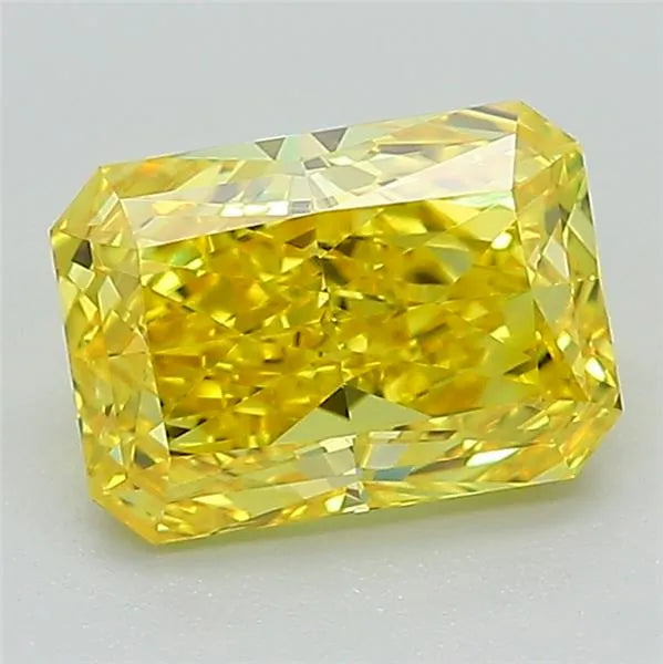 1.50ct Radiant Lab Grown Diamond (Colour Fancy Vivid Yellow, Clarity VVS2, Cut VG, IGI Certified)