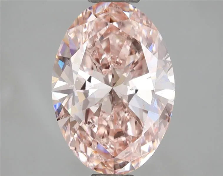 1.99ct Oval Lab Grown Diamond (Colour Fancy Intense Pink, Clarity SI1, IGI Certified)