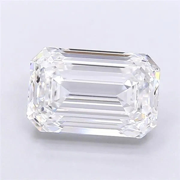 3.26ct Emerald Lab Grown Diamond (Colour D, Clarity VVS2, IGI Certified)