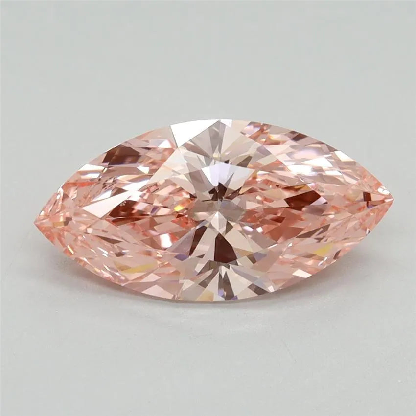 1.99ct Marquise Lab Grown Diamond (Colour Fancy Vivid Pink, Clarity VS2, IGI Certified)