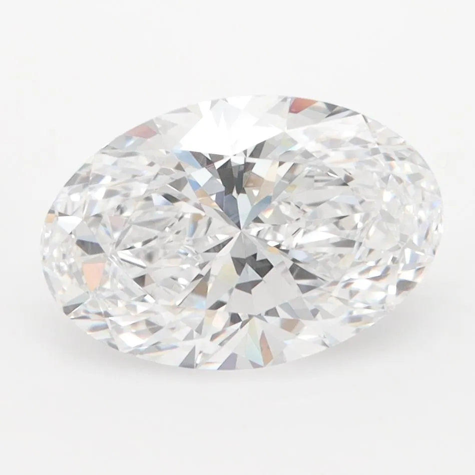 2.45ct Oval Lab Grown Diamond (Colour D, Clarity VVS1, IGI Certified)
