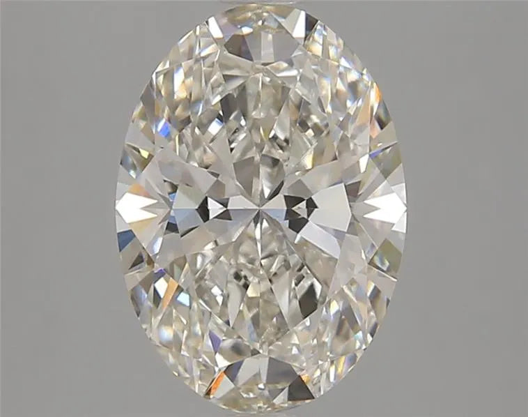 3.10ct Oval Lab Grown Diamond (Colour H, Clarity VS1, IGI Certified)
