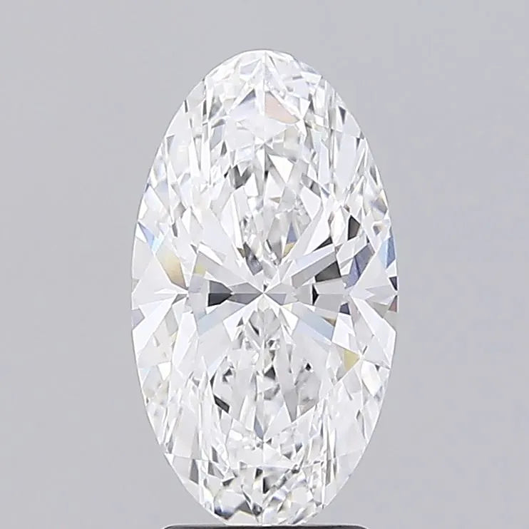 3.01ct Oval Lab Grown Diamond (Colour E, Clarity VVS1, IGI Certified)