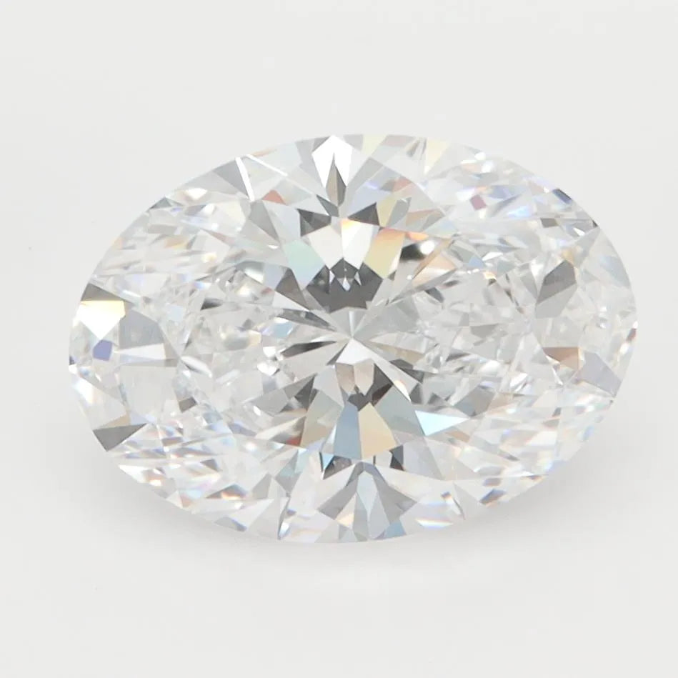 2.67ct Oval Lab Grown Diamond (Colour D, Clarity VVS1, IGI Certified)