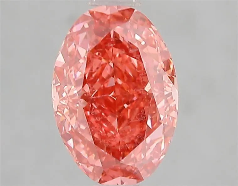 1.60ct Oval Lab Grown Diamond (Colour Fancy Vivid Pink, Clarity VVS2, IGI Certified)