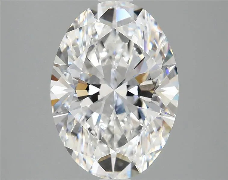 3.10ct Oval Lab Grown Diamond (Colour D, Clarity VVS2, IGI Certified)