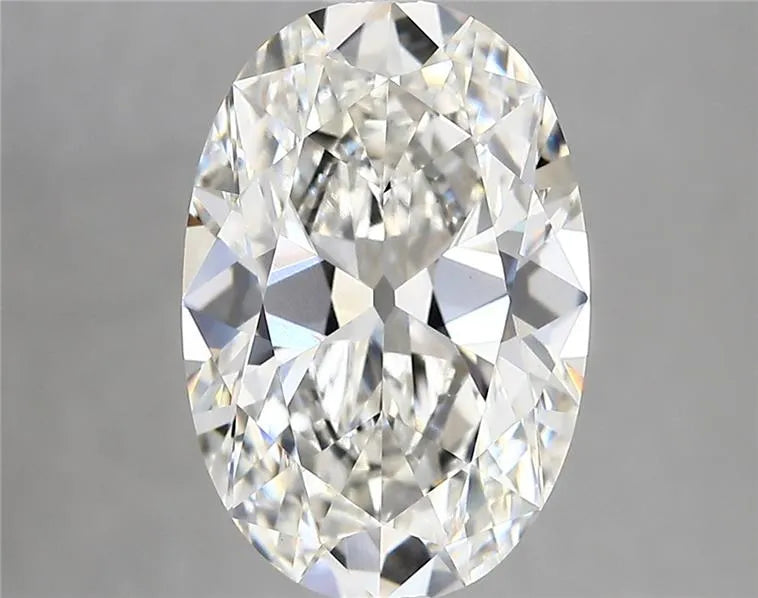 4.13ct Oval Lab Grown Diamond (Colour F, Clarity VVS2, IGI Certified)