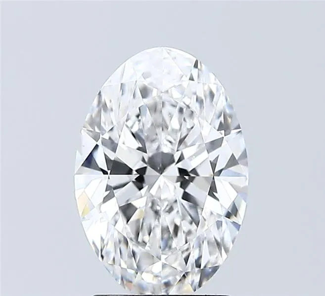 2.00ct Oval Lab Grown Diamond (Colour D, Clarity VVS2, IGI Certified)