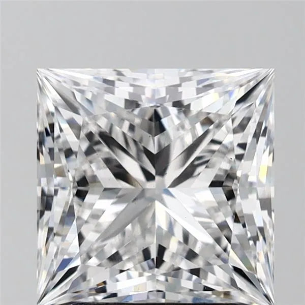 3.50ct Princess Lab Grown Diamond (Colour D, Clarity VS1, IGI Certified)