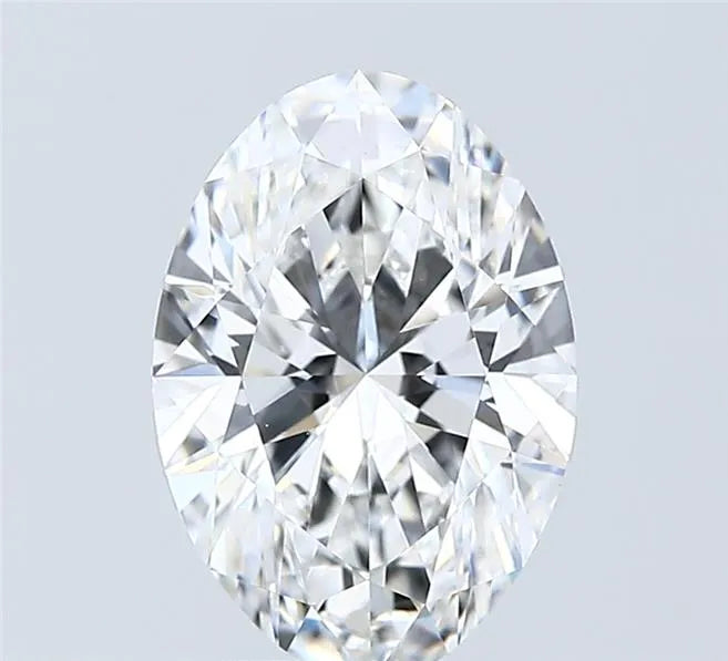 2.50ct Oval Lab Grown Diamond (Colour E, Clarity VVS2, IGI Certified)