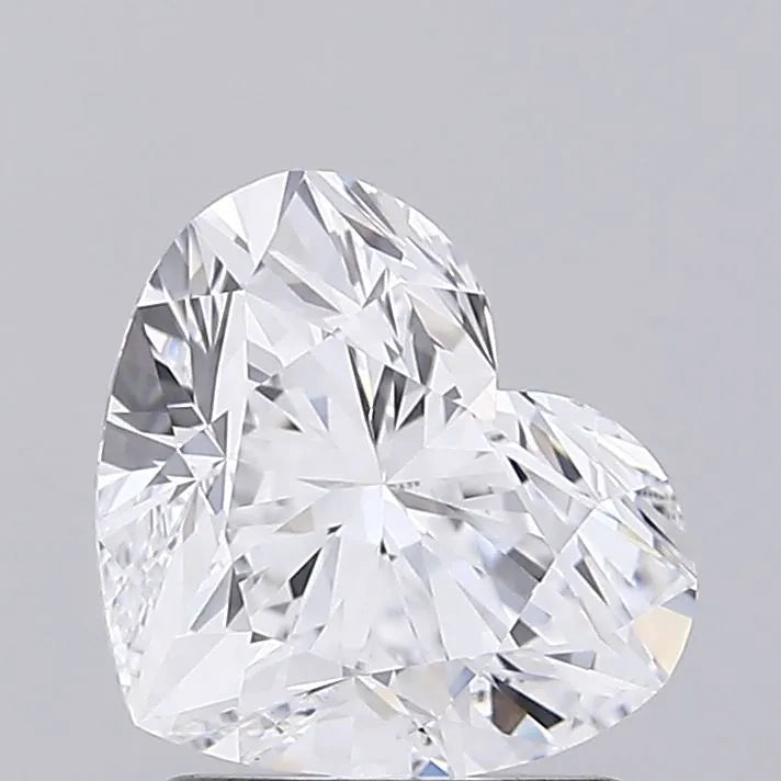 1.62ct Heart Lab Grown Diamond (Colour D, Clarity IF, IGI Certified)