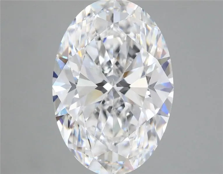 5.82ct Oval Lab Grown Diamond (Colour E, Clarity VVS2, IGI Certified)