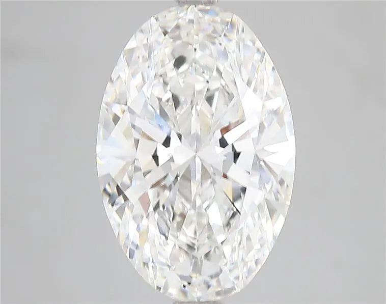 5.10ct Oval Lab Grown Diamond (Colour F, Clarity VS2, IGI Certified)
