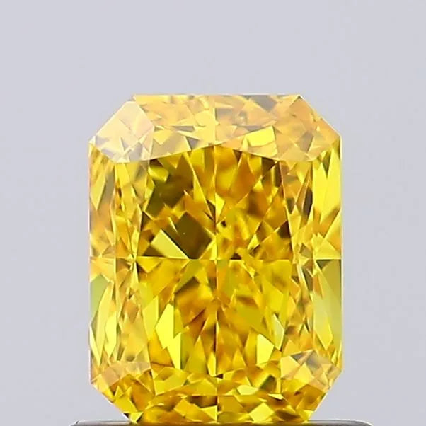 1.00ct Radiant Lab Grown Diamond (Colour Fancy Vivid Yellow, Clarity VVS1, IGI Certified)