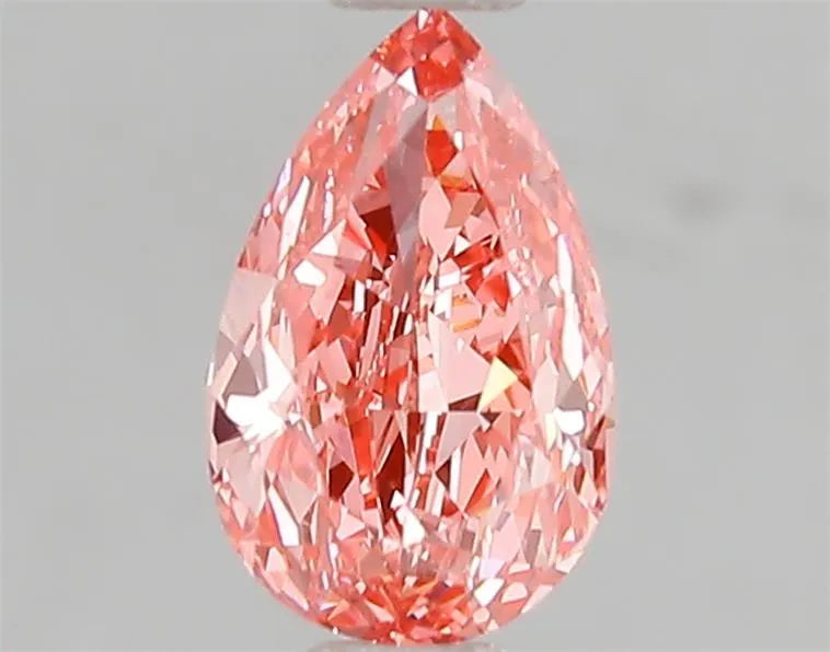 0.98ct Pear Lab Grown Diamond (Colour Fancy Vivid Pink, Clarity VVS2, IGI Certified)