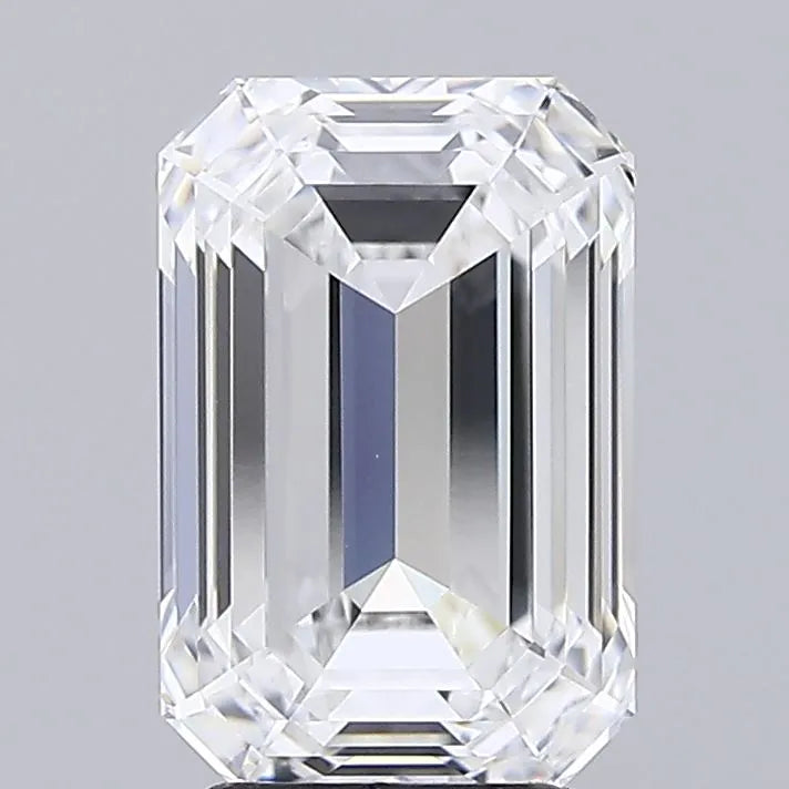 3.32ct Emerald Lab Grown Diamond (Colour D, Clarity VVS1, IGI Certified)