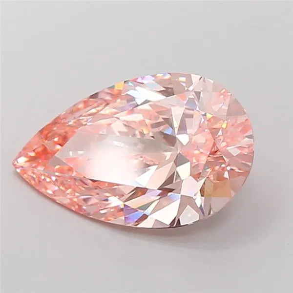 5.06ct Pear Lab Grown Diamond (Colour Fancy Intense Pink, Clarity VVS2, IGI Certified)