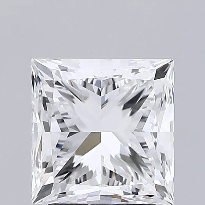 2.71ct Princess Lab Grown Diamond (Colour E, Clarity VVS1, IGI Certified)