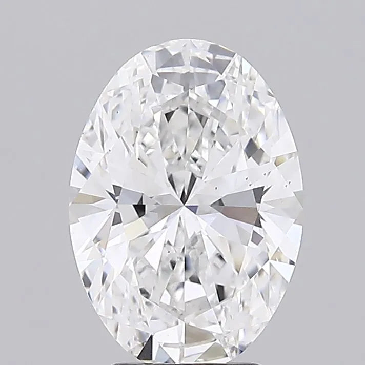 3.20ct Oval Lab Grown Diamond (Colour E, Clarity VS2, IGI Certified)