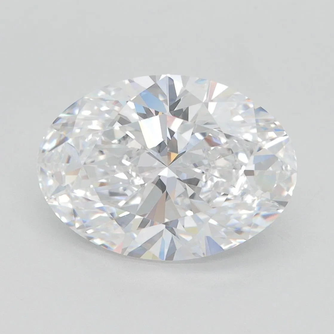 3.10ct Oval Lab Grown Diamond (Colour D, Clarity VVS1, GIA Certified)