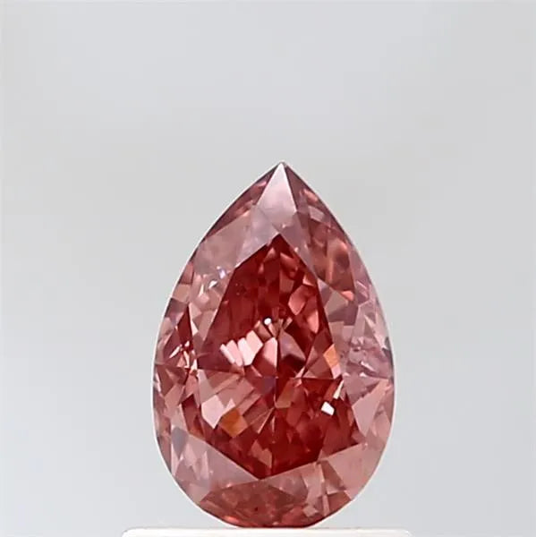 1.02ct Pear Lab Grown Diamond (Colour Fancy Vivid Pink, Clarity VS1, IGI Certified)