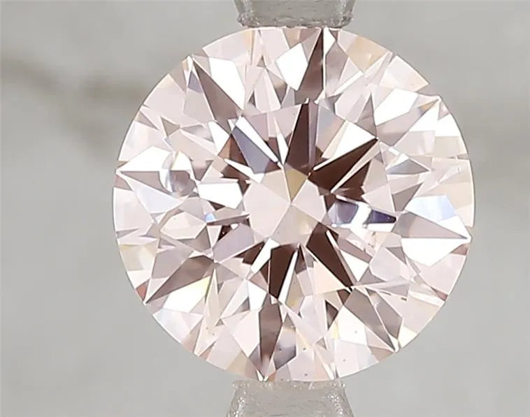 2.08ct Round Lab Grown Diamond (Colour Fancy Light Pink, Clarity VS1, Cut ID, IGI Certified)