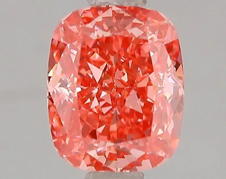 1.52ct Cushion brilliant Lab Grown Diamond (Colour Fancy Vivid Pink, Clarity VS1, IGI Certified)