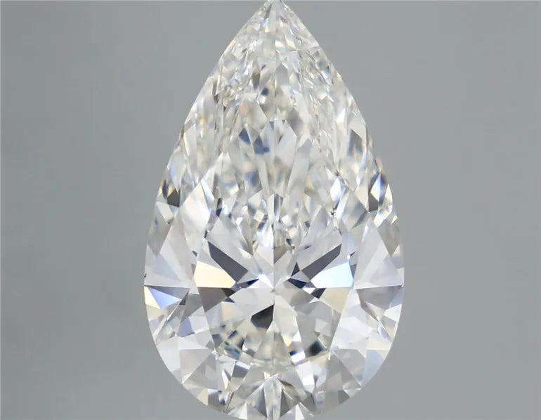 6.59ct Pear Lab Grown Diamond (Colour G, Clarity VVS2, IGI Certified)