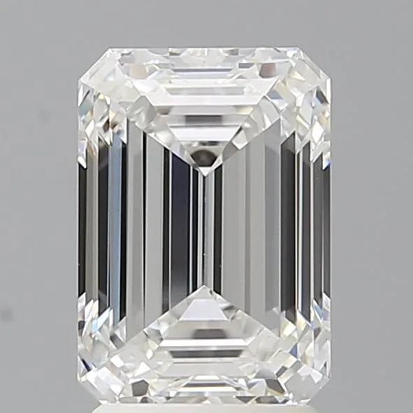 2.56ct Emerald Lab Grown Diamond (Colour F, Clarity VVS2, IGI Certified)