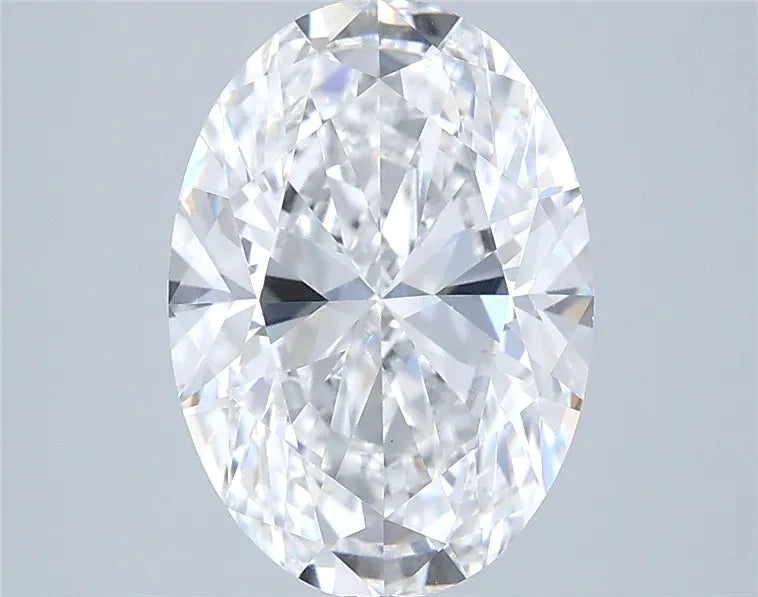 3.00ct Oval Lab Grown Diamond (Colour D, Clarity VVS2, IGI Certified)