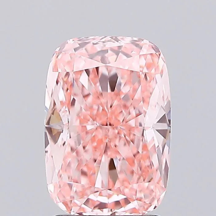 2.06ct Cushion modified Lab Grown Diamond (Colour Fancy Vivid Pink, Clarity VVS2, IGI Certified)
