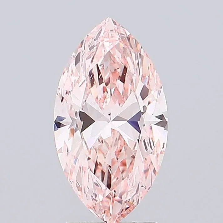 2.03ct Marquise Lab Grown Diamond (Colour Fancy Vivid Pink, Clarity SI2, IGI Certified)