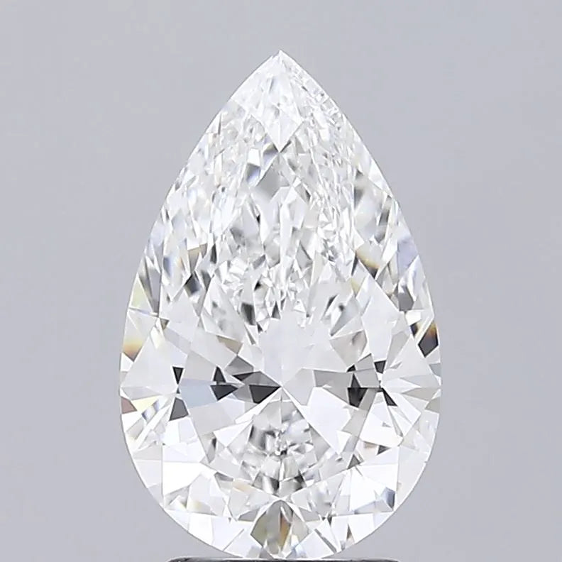 3.00ct Pear Lab Grown Diamond (Colour E, Clarity VVS2, IGI Certified)