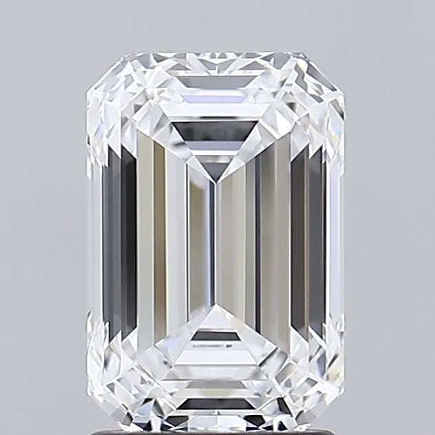 2.32ct Emerald Lab Grown Diamond (Colour D, Clarity IF, IGI Certified)