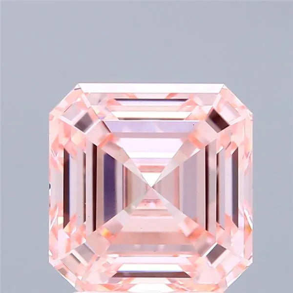 3.00ct Asscher Lab Grown Diamond (Colour Fancy Intense Pink, Clarity VS1, IGI Certified)