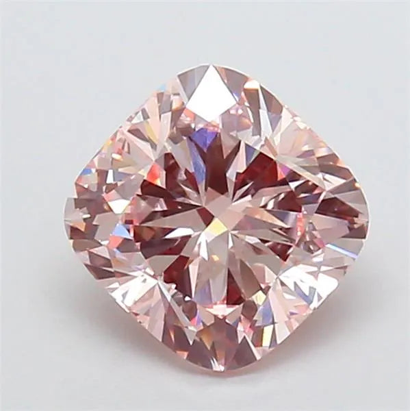 3.00ct Cushion modified Lab Grown Diamond (Colour Fancy Pink, Clarity VS1, IGI Certified)