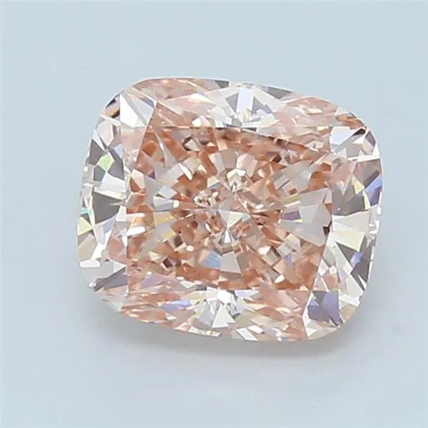 3.00ct Cushion modified Lab Grown Diamond (Colour Fancy Vivid Pink, Clarity VVS2, IGI Certified)