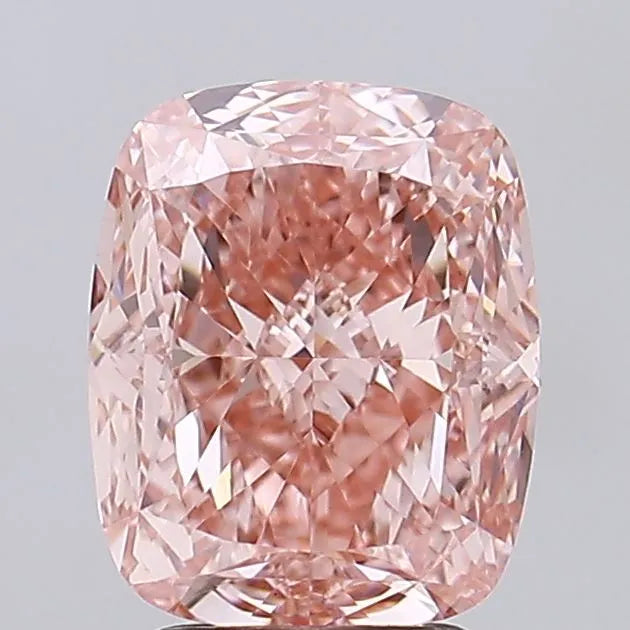 3.00ct Cushion modified Lab Grown Diamond (Colour Fancy Vivid Pink, Clarity VVS2, IGI Certified)