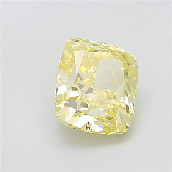 3.00ct Cushion modified Lab Grown Diamond (Colour Fancy Yellow, Clarity VVS2, IGI Certified)