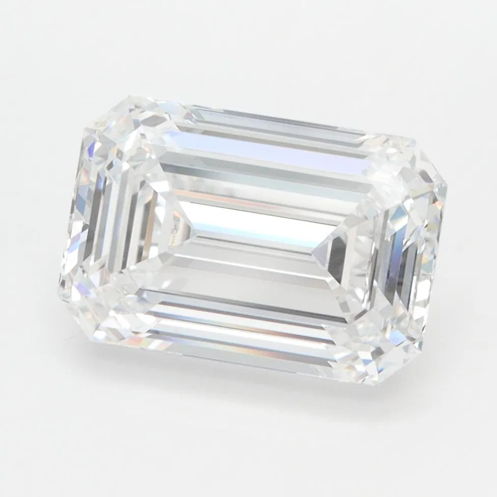 3.00ct Emerald Lab Grown Diamond (Colour D, Clarity IF, IGI Certified)